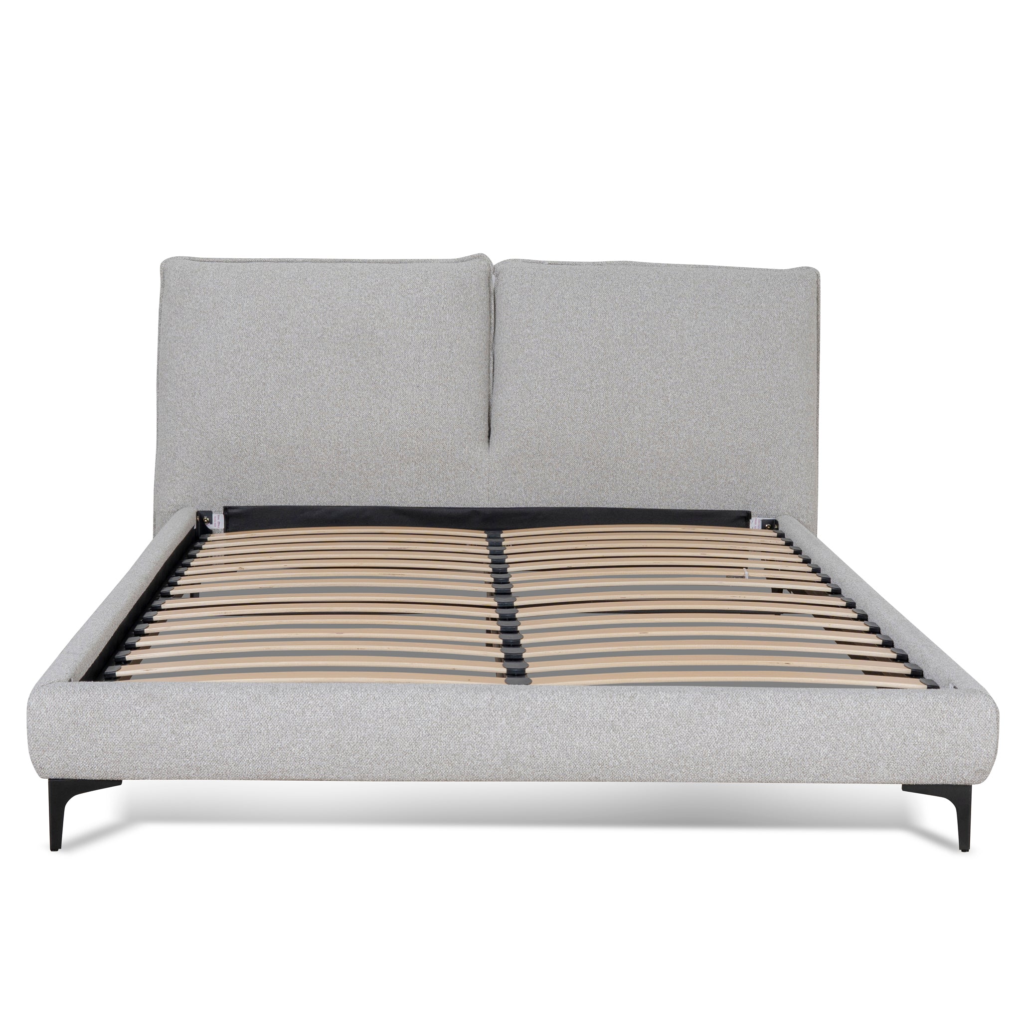 Celeste Fabric Queen Bed Frame - Clay Grey