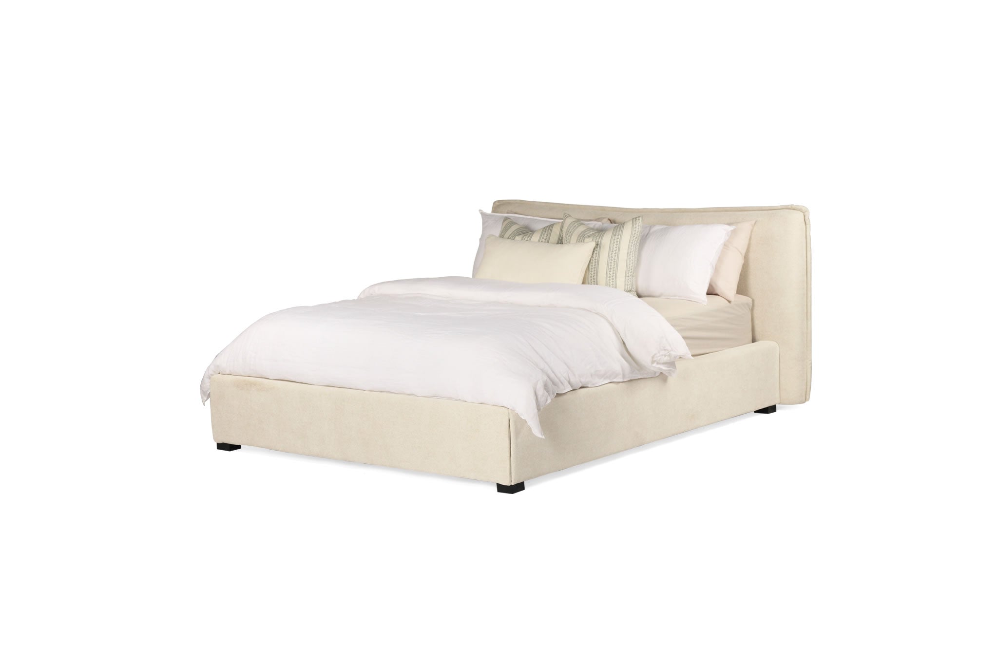 Paddington King Bed - Linen