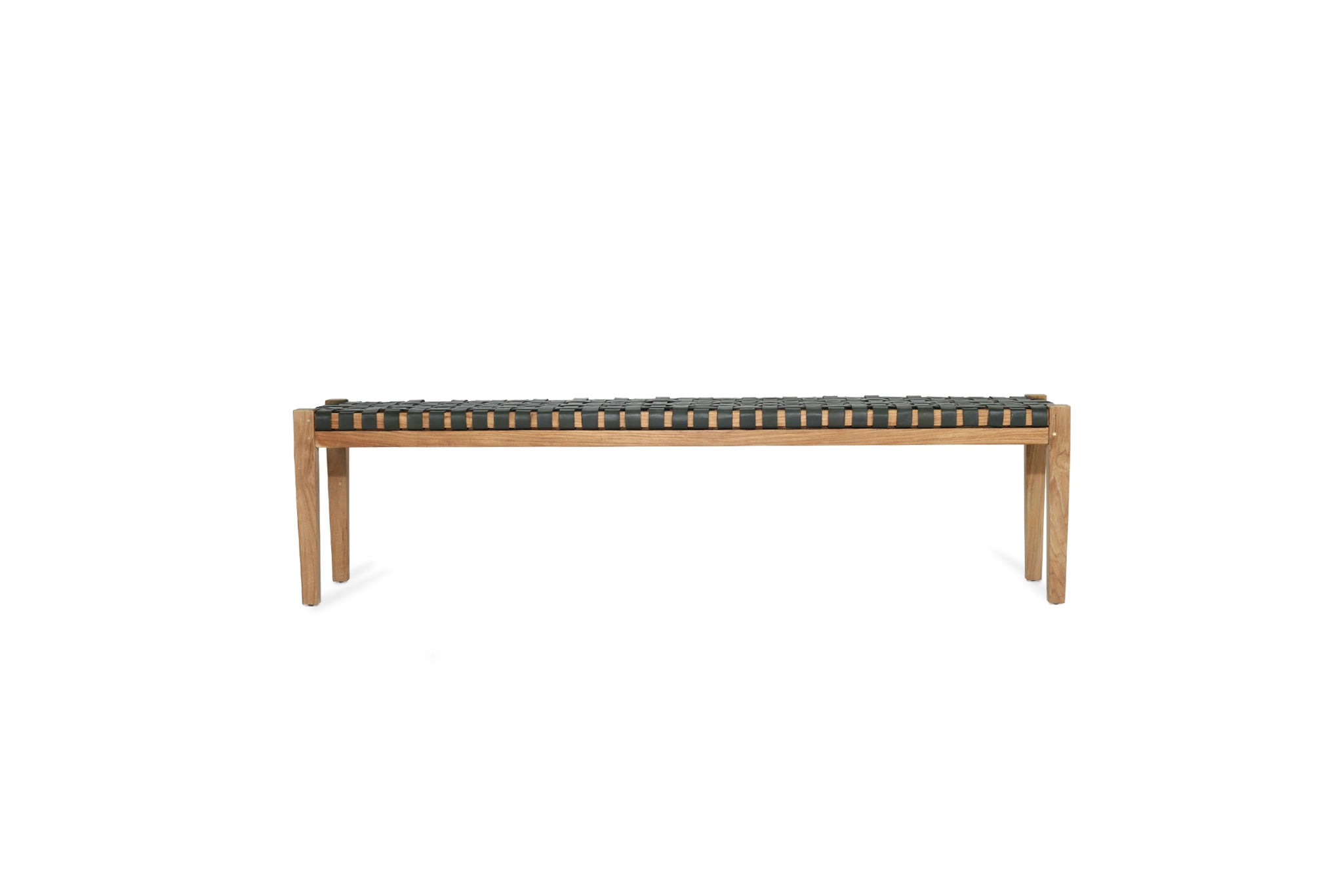 Pasadena Woven Bench Seat 180cm - Olive