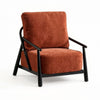 Emma Chair Liberty Chenille - Burgundy Black