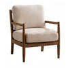 Allie Chair Liberty Chenille - Beige Walnut