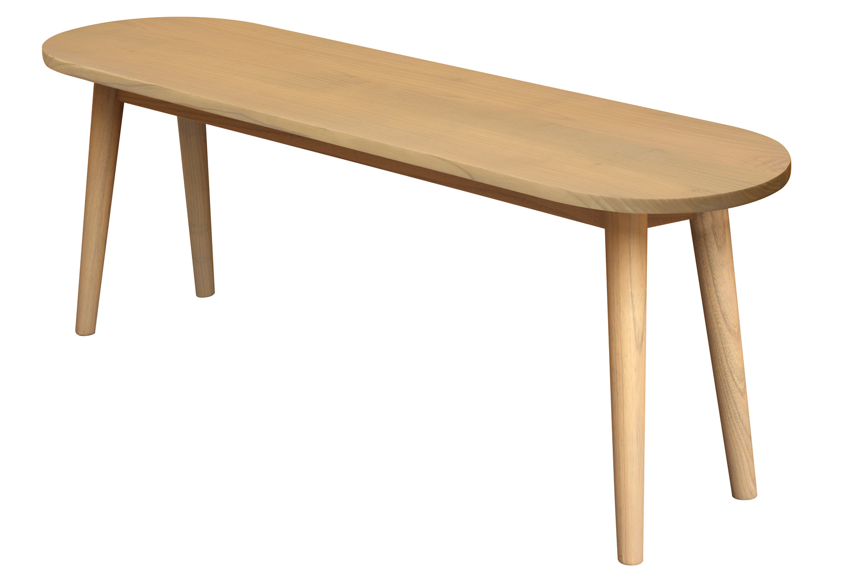 Huntley Solid Oak Bench - Natural