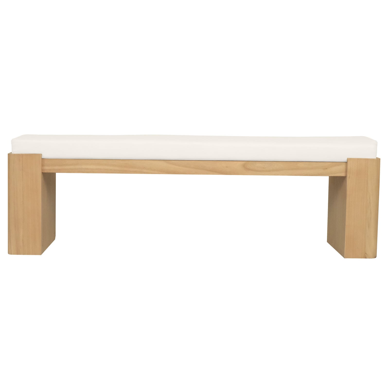 Adelle Solid Mindi Timber Bench - Large - Natural
