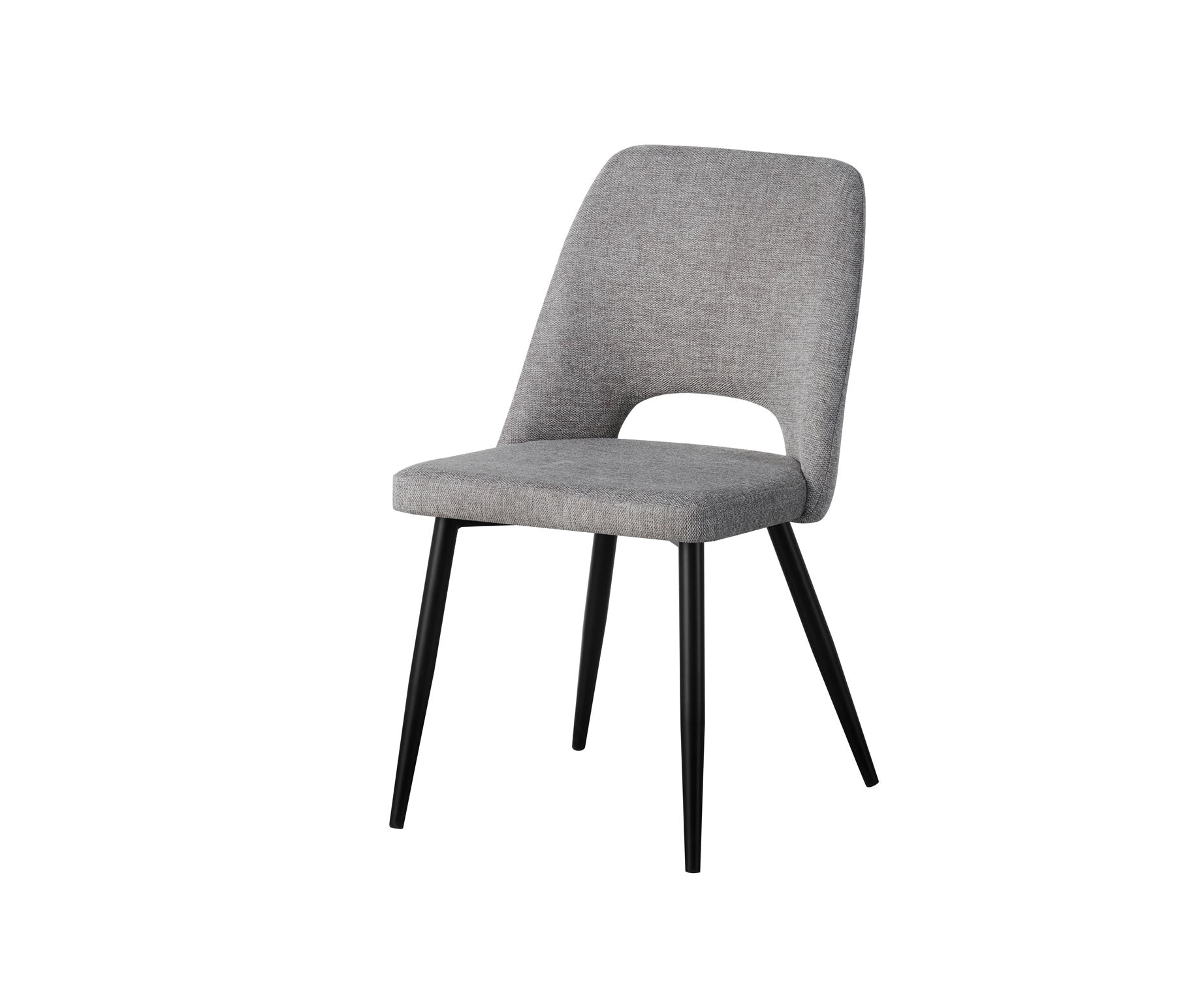 Zad Dining Chair - Light Grey Fabric (Set of 4)