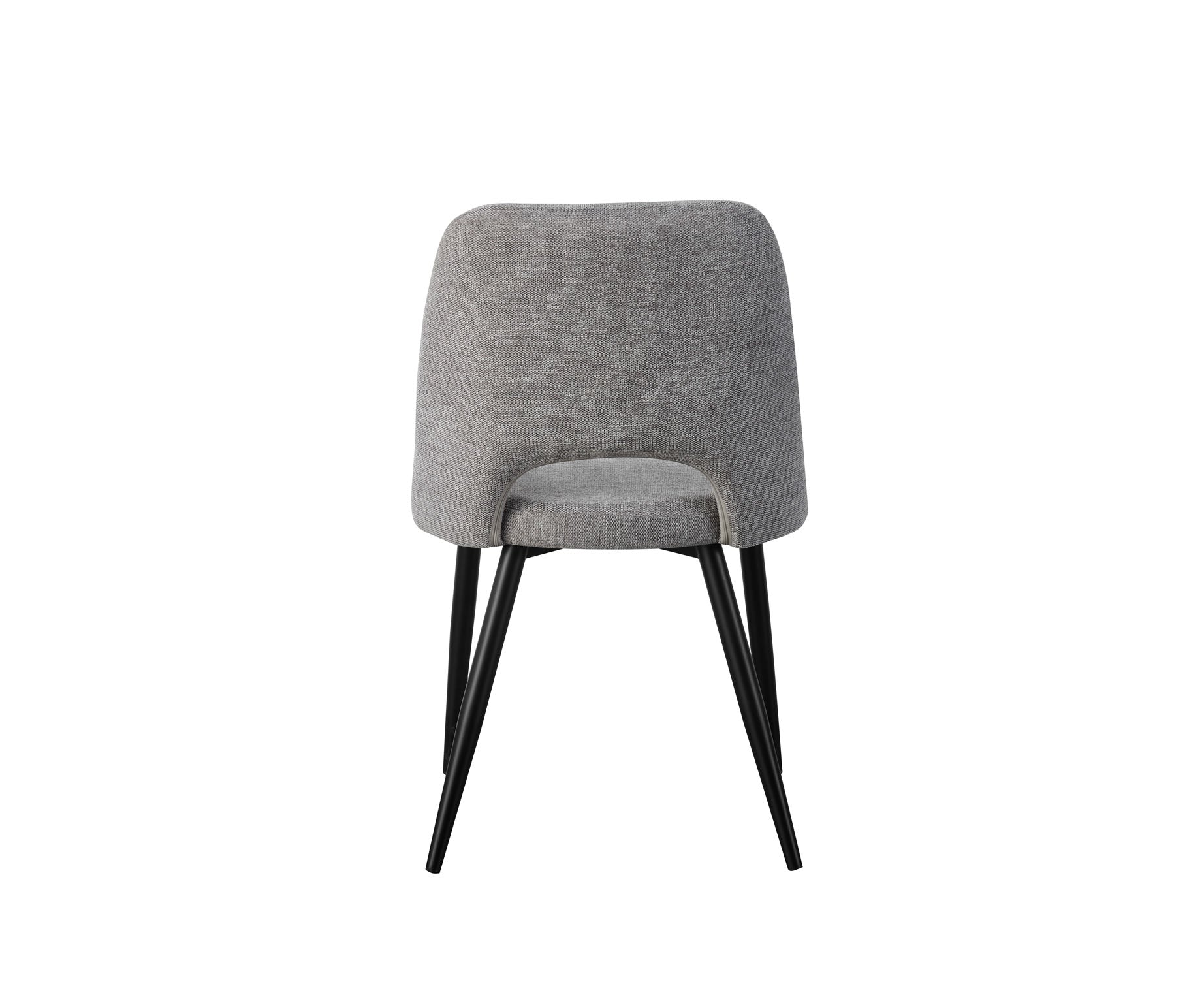 Zad Dining Chair - Light Grey Fabric (Set of 4)