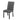 Lodge Chair -Espresso Legs - Black Fabric Upholstery