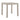 Sandrino Balcony Table - White