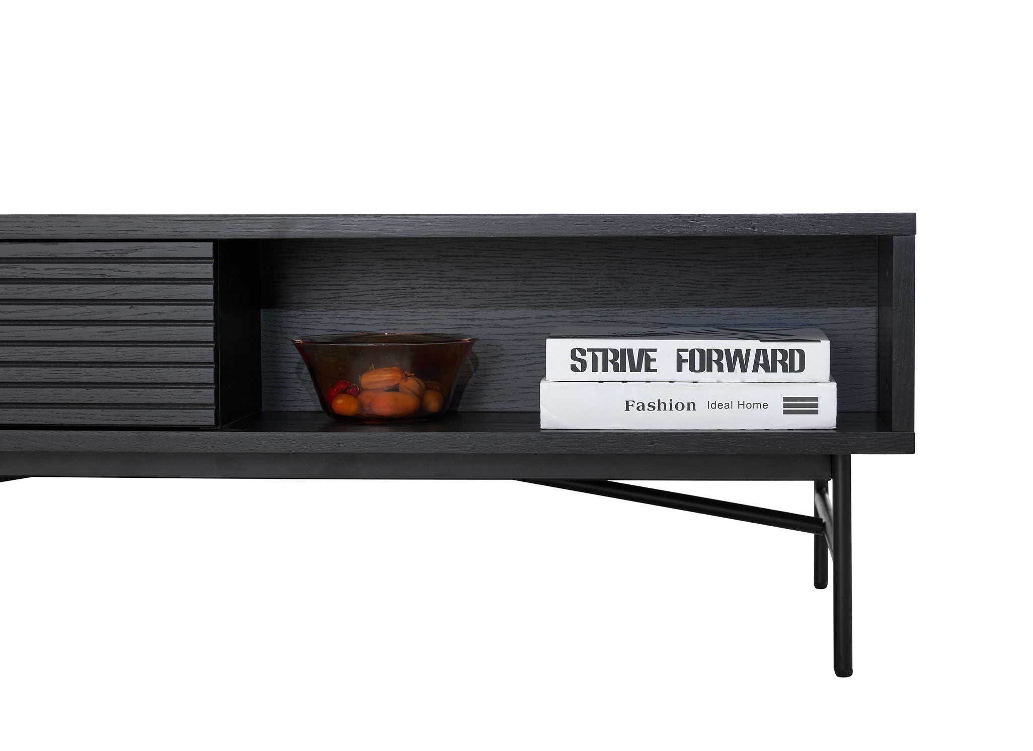 Amleth 2 Coffee Table - Black Oak Veneer