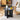 Sokhem Round Side Table - Black Oak Veneer