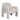 Claremont Chair - Antique White Boucle
