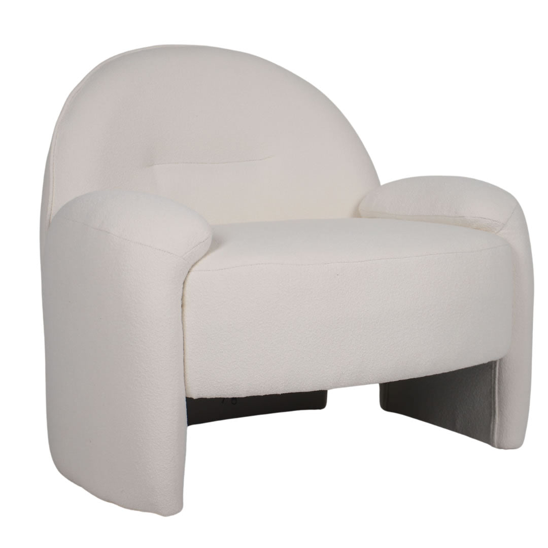 Hamel Chair - Antique White Boucle