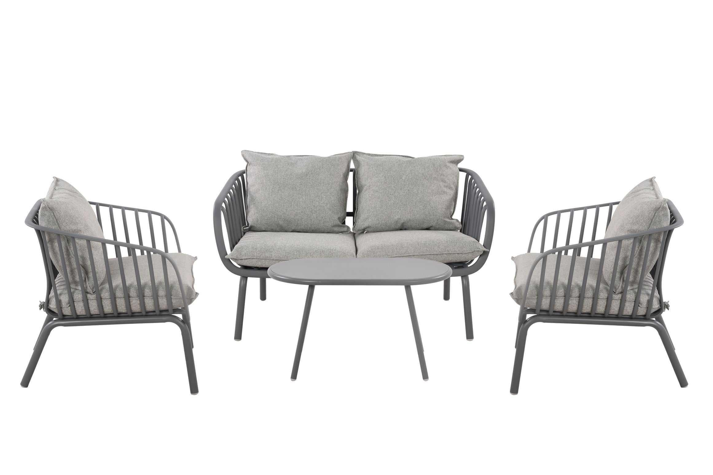 Vilhelm Sol Outdoor Sofa Set - Grey