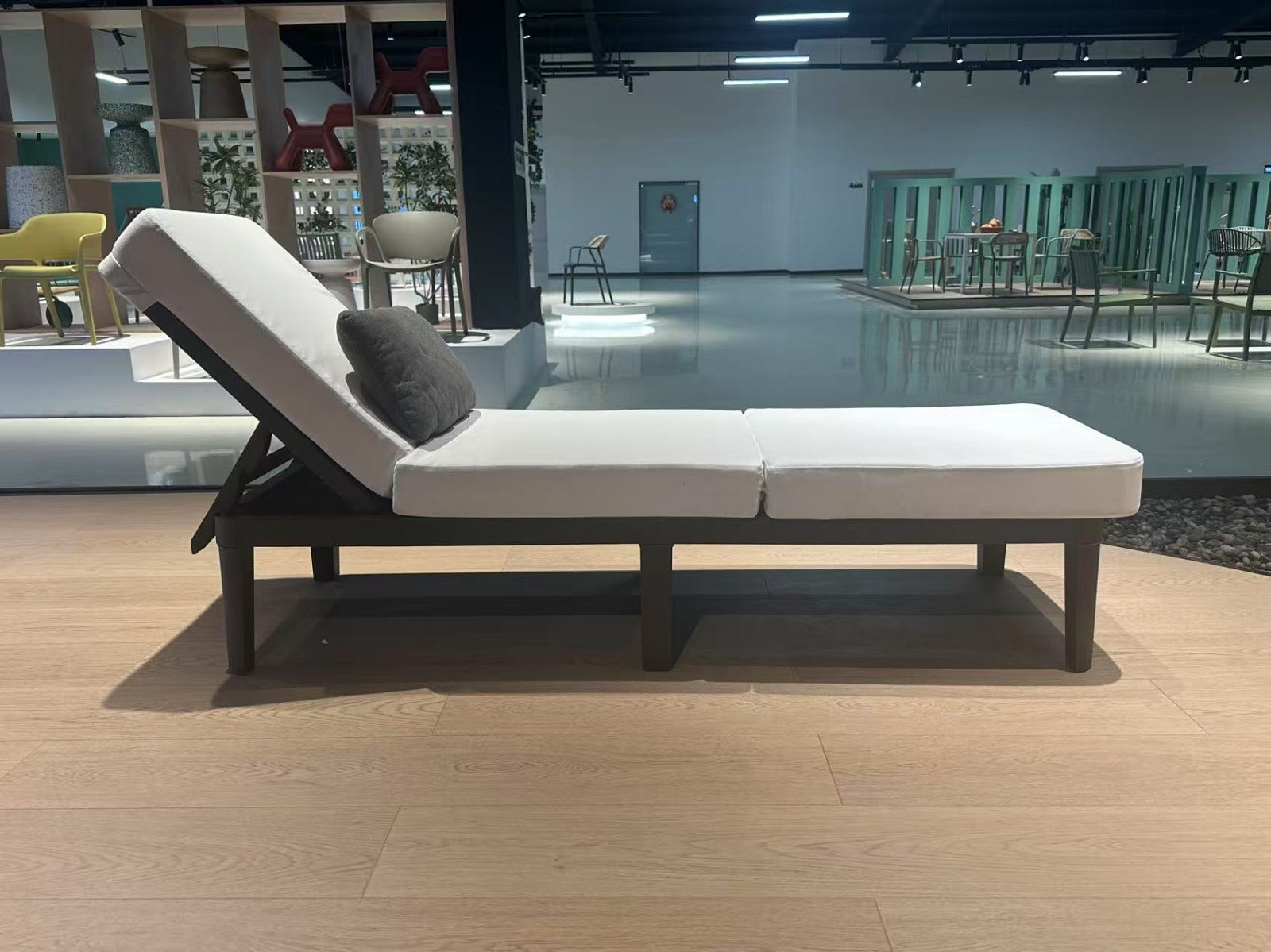 Sorrell Sunlounger Cushion - White