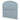 Rumina Single Bedhead - Dusty Blue