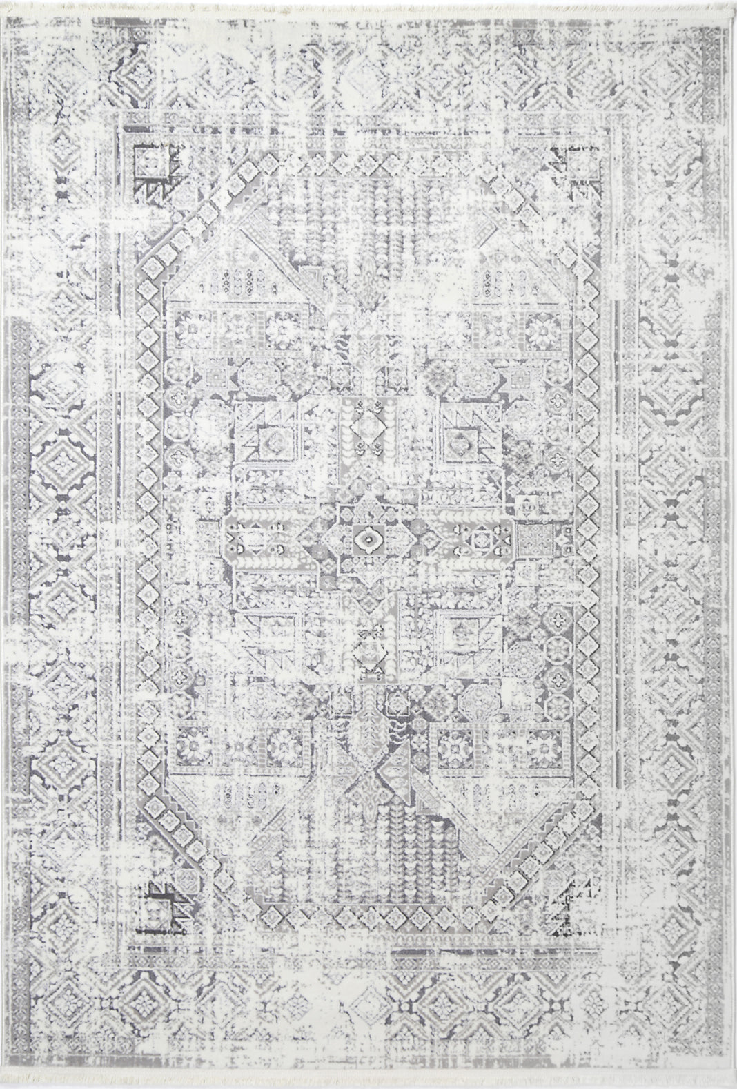 Cordelia Panel Grey Rug 160x230cm