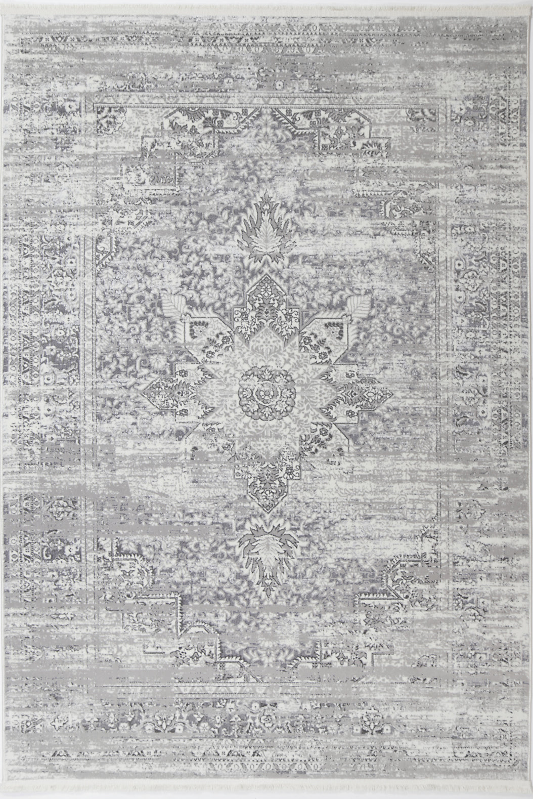 Cordelia Medalion Grey Rug 160x230cm