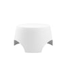 Bondi Lounger Side Table - White
