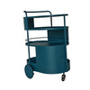 Elvano 63cm Bar Cart - Navy Blue