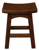 Kyoto Solid Timber Foot Stool - Mahogany