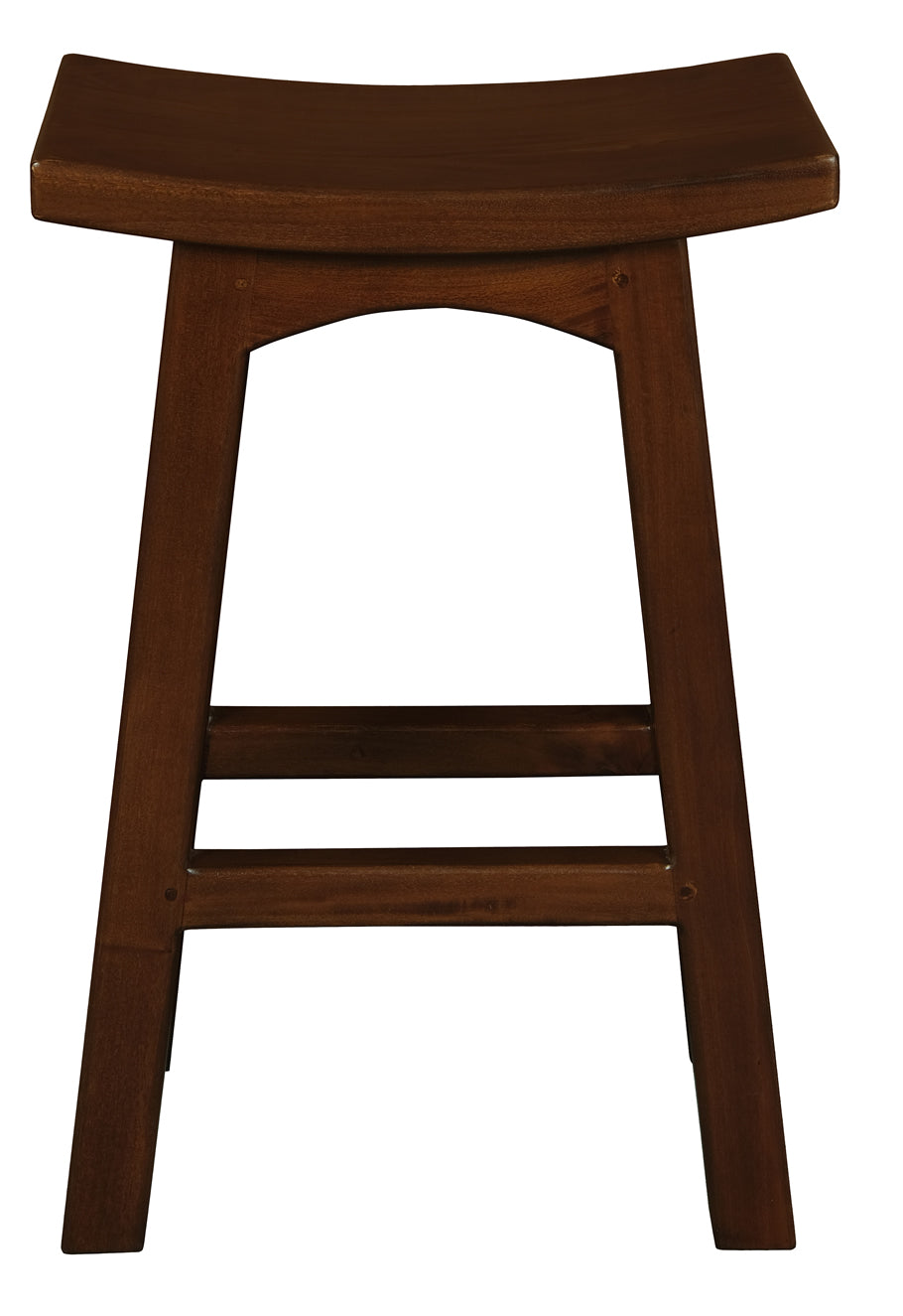 Kyoto Solid Timber Counter Stool - Mahogany