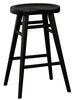 Scandinavian Solid Timber Counter Stool - Black