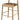 Elliot Leather Kitchen Counter Stool - Natural