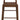 Elliot Leather Kitchen Counter Stool - Walnut