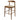 Arden Solid Oak Loom Kitchen Counter Stool - Almond