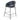 Rabi Fabric Barstool - Full Black