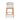 Heizer 65cm Oak Bar Stool - Coastal Beige