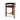 Miles Brown ELM Barstool - Black