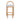 Adir 65cm Natural Bar Stool - Clay Grey