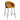 Rabi Black Barstool - Orange Gold Seat