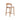 Davis Natural Bar Stool - Grey Seat