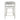 Roni 65cm Bar Stool - Chrome Grey