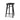 Elvo 65cm Bar Stool - Full Black