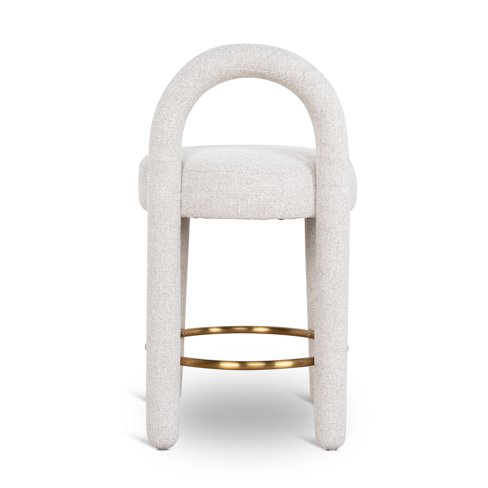 Fusion 65cm Bar Stool - Coastal Beige