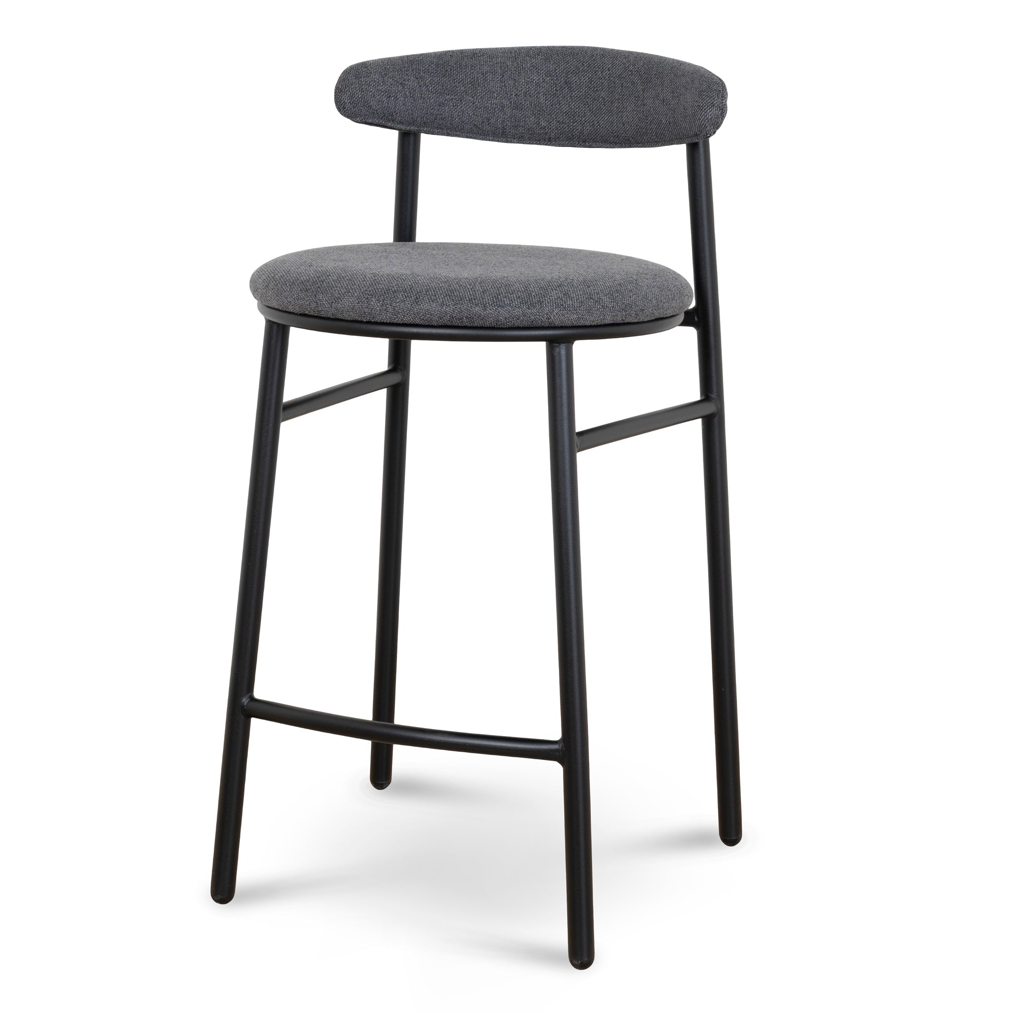 Oneal 65cm Barstool - Slate Charcoal (Set of 2)