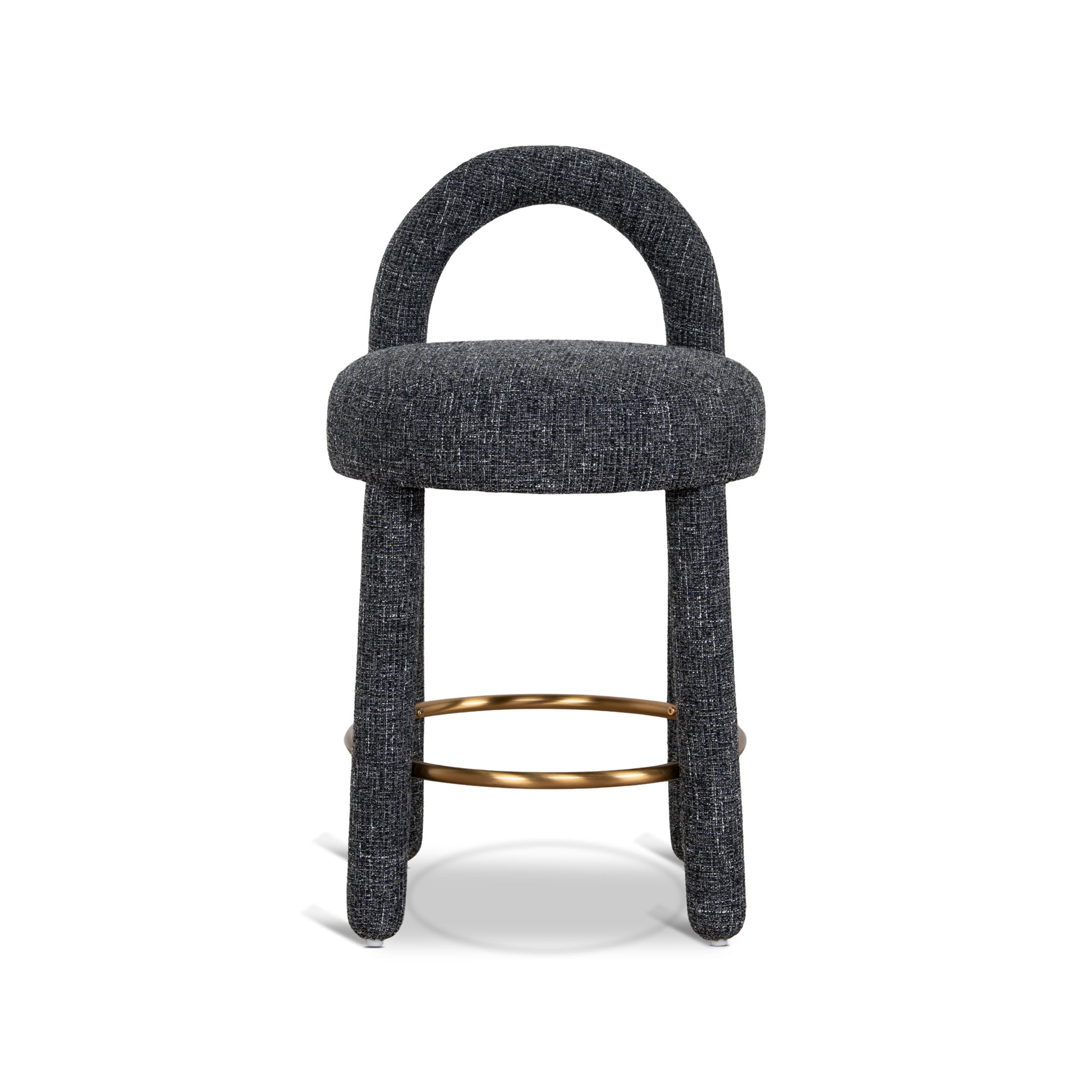 Fusion 65cm Bar Stool - Field Charcoal