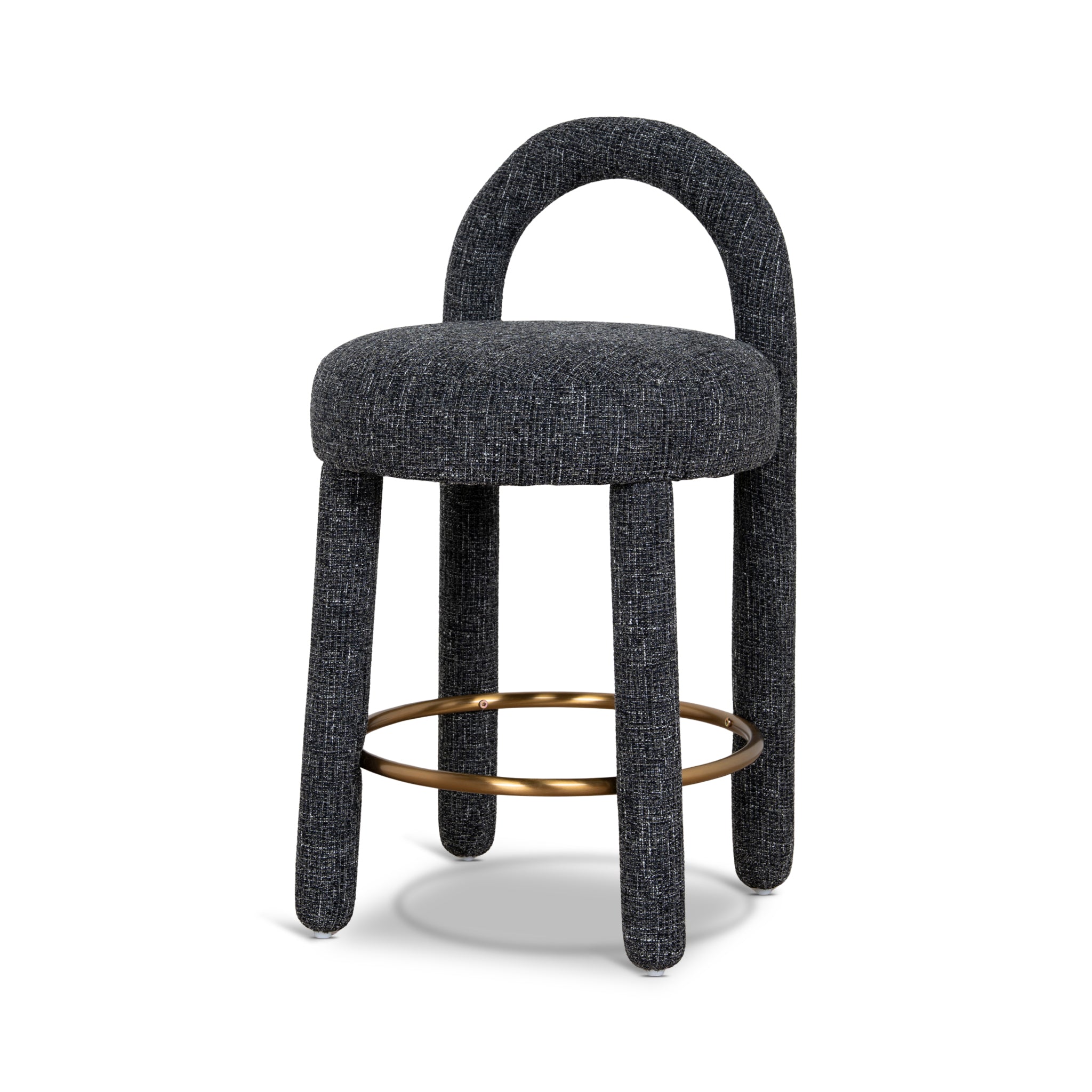 Fusion 65cm Bar Stool - Field Charcoal