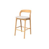 Marlow 65cm Natural Bar Stool - Naxos Beige