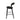 Marlow 65cm Bar Stool - Full Black