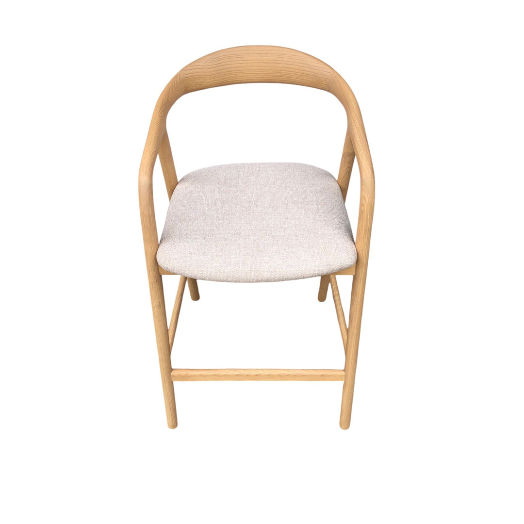 Rowan 65cm Natural Bar Stool - Naxos Beige