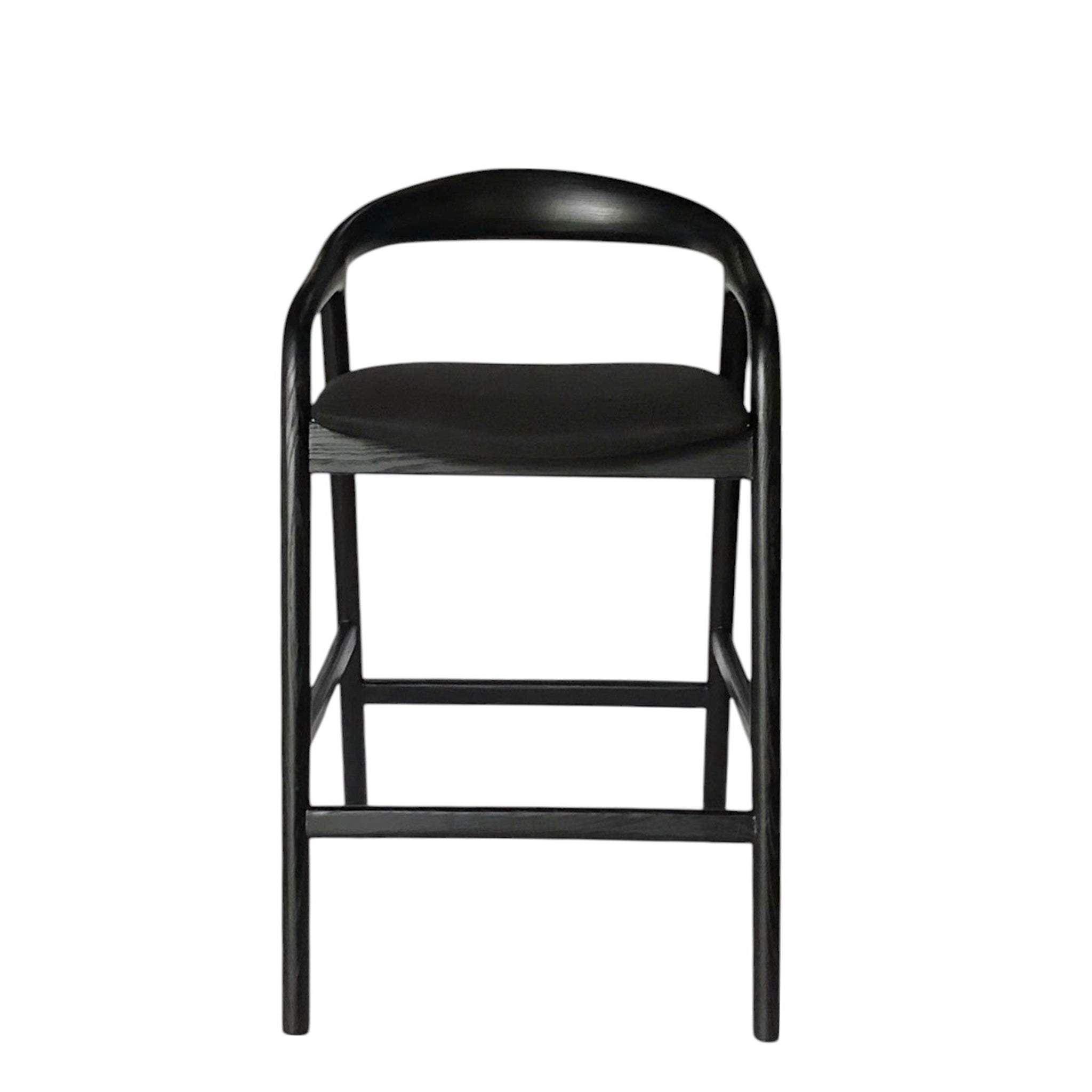 Rowan 65cm Bar Stool - Full Black
