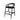 Rowan 65cm Bar Stool - Full Black