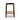 Jolen 65cm Rattan Bar Stool - Walnut