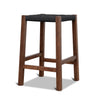 Jolen 65cm Rattan Bar Stool - Walnut