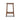 Cyprus 67cm Walnut Bar Stool - Mocha Brown