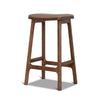 Cyprus 67cm Walnut Bar Stool - Mocha Brown