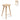 Bethan 65cm Wooden Bar Stool - Natural (Set of 2)